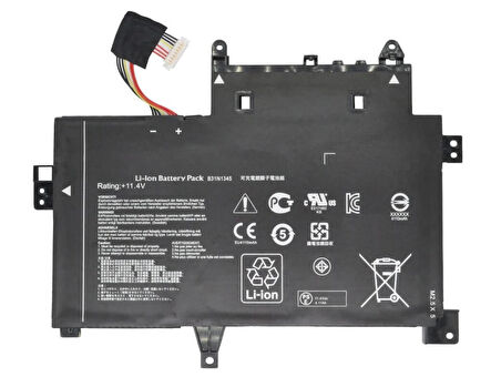 Asus Transformer Book Flip TP500L, B31N1345 Notebook Bataryası Pili