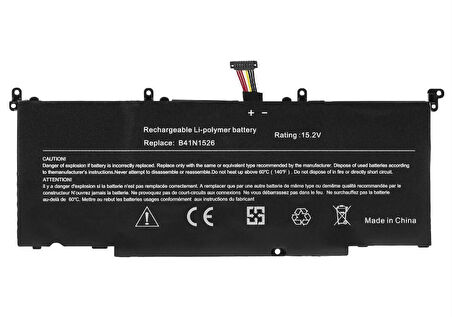 Asus GL502V, B41N1526 Notebook Bataryası Pili - Ver.1