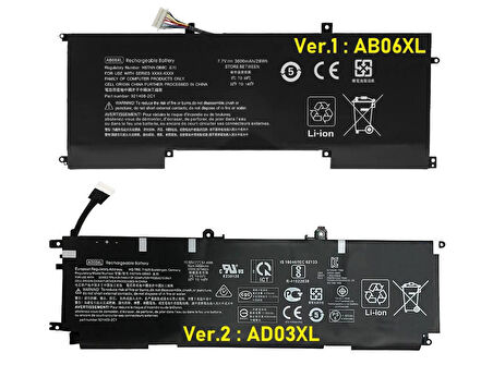 Hp  HSTNN-DB8C  Notebook Bataryası Pili