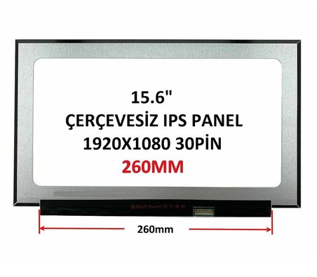 Hp L425553-JD2 Uyumlu Ekran 15.6" 30 Pin Slim 260mm PCB
