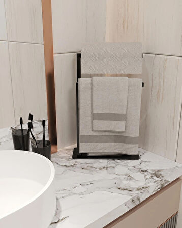 Havluluk Tezgah Üzeri Kağıt El Havluluğu Ev Banyo Düzenleyici Paslanmaz Metal Montaj Gerektirmez