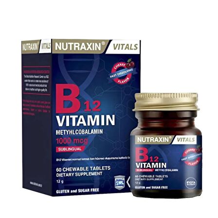 Nutraxin B12 Vitamin - 60 Tablet