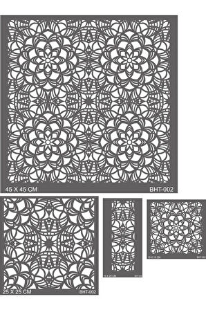 Cadence Stencıl Şablon 4'lü Set