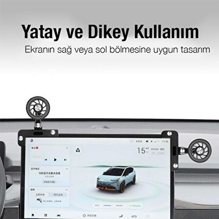Coofbe Döner Başlıklı Güçlü Magnetik Magsafe Uyumlu Tesla Araç Tutucu İphone 12 13 14 Pro Max Tutucu