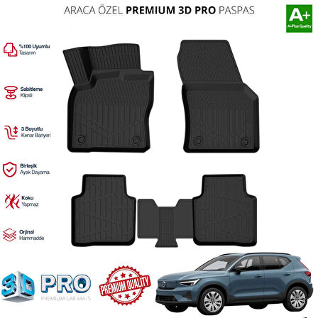 EX40 PLUG İN ARACA ÖZEL 3D PASPAS 2024 2025 2026 2027