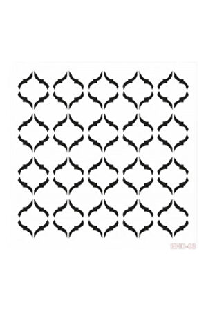 Cadence Duvar Stencıl Şablon 45*45cm Ehd-03