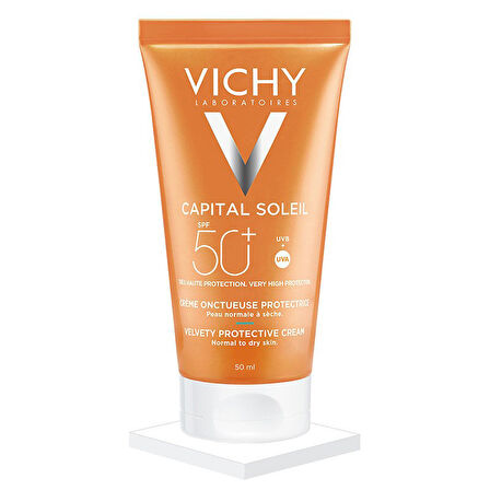 Vichy Capital Soleil Velvety SPF 50 Güneş Koruyucu Yüz Kremi 50 ml