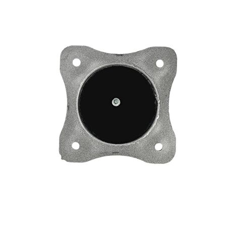 42 LIK 10 CM MAT KROM PLASTİK YUVARLAK AYAK ( 4 ADET )
