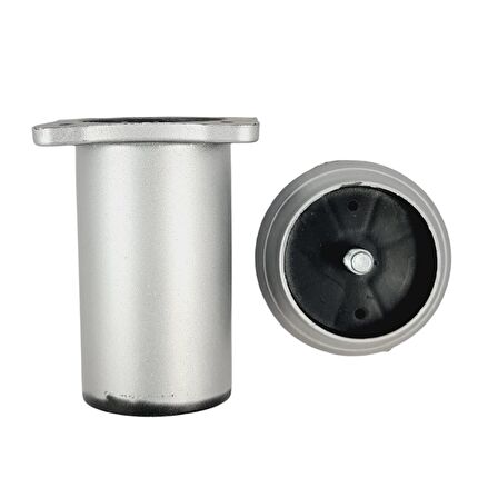 42 LIK 10 CM MAT KROM PLASTİK YUVARLAK AYAK ( 4 ADET )