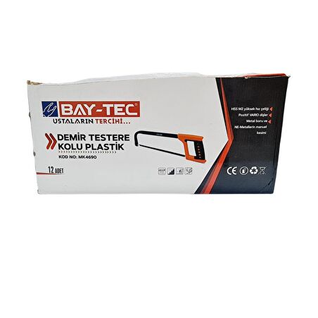 Bay-Tec Plastik Kollu Demir Testere