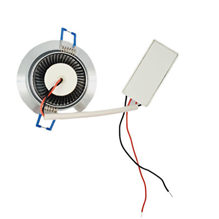 3 WATT LED SPOT TRAFOLU KROM KASA GÜN IŞIĞI (YCE-N3) ( 2 ADET )