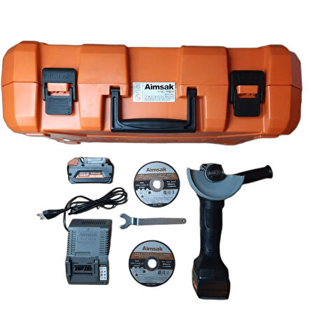 Aimsak AG 718N5 (18V 4,0 AMPR ) Li-ion Taşlama Makinesi