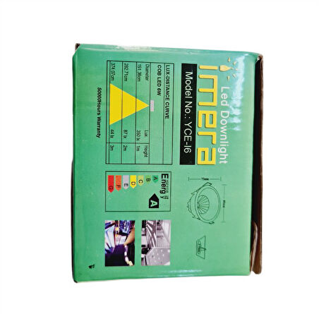 6 WATT LED SPOT TRAFOLU BEYAZ KASA BEYAZ IŞIK (YCE-N5) ( 2ADET )