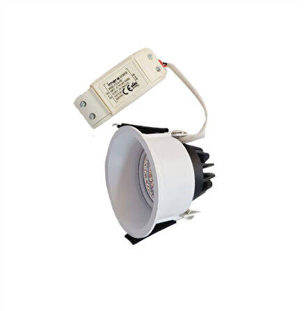 6 WATT LED SPOT TRAFOLU BEYAZ KASA BEYAZ IŞIK (YCE-N5) ( 2ADET )