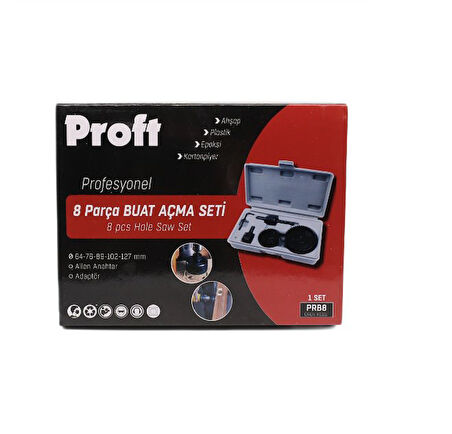 PROFT BUAT PANÇ SETİ 8Lİ