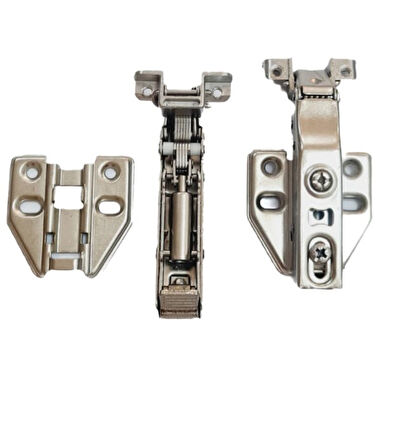 PİSTONLU  DÜZ  ALÜMİNYUM KAPAK MENTESESİ / 2 ADET