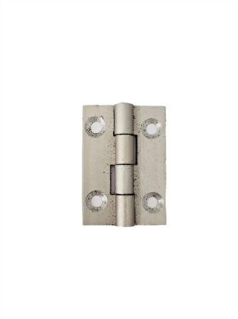 ALÜMİNYUM 5 CM DAR SABİT MENTESE 50 X 28 X 1.8 MM / 10 ADET