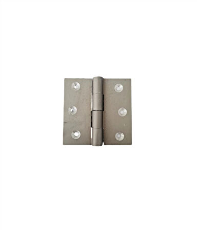 ALÜMİNYUM 6 CM GENİŞ SABİT MENTESE  60 X 60 X 2 MM / 10 ADET