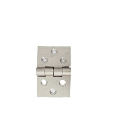 ALÜMİNYUM 4 CM GENİŞ SABİT MENTESE 40 X 60 X 2 MM / 10 ADET