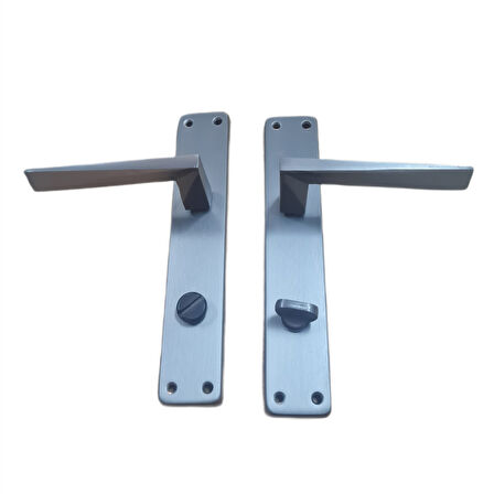 Armax Door Handles Pramit Arma Ayna Antrasit WC Kapı Kolu / 2 TAKIM