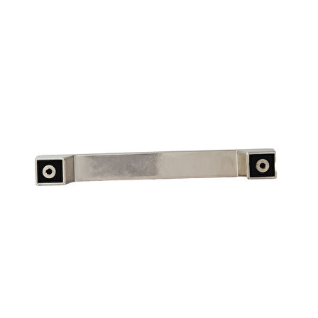 Metal İnox Ardıç 128 mm Kulp | 5 Adet Dolap ve Çekmece Kulbu