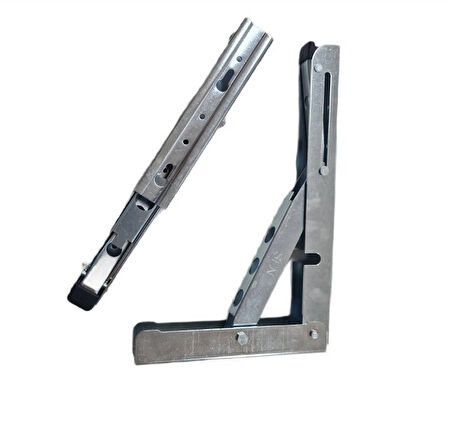 ŞEN METAL Mandallı Katlanabilir Masa Konsolu ÇİNKO 30cm (1çift)