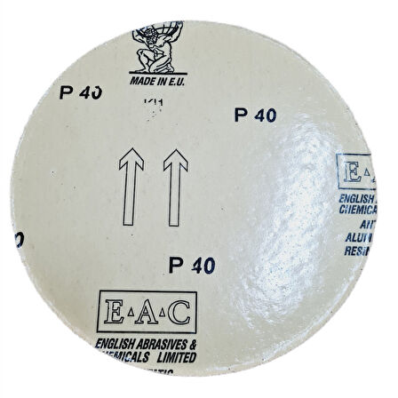 Atlas Yapışkanlı Zımpara Düz Ebat 200 | Kalite 157 | 40 Kum | Dayanıklı Yüzey Zımparası  | 5 Adet