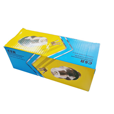 Otel tipi  Topuzlu Kapı Kolu – İç Oda ve Banyo Kapıları için Kilitli Sistem