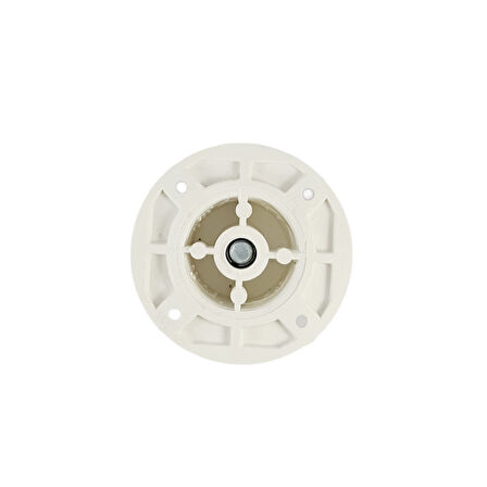 Plastik Beyaz Yuvarlak Ayak 50’lik 12 cm | 4’lü Mobilya Ayak Seti