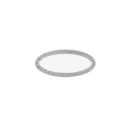 Metal Gümüş Tekli Düğme Kulp -  5 Adet