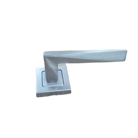 Kapı kolu Armax Piramit  Rozetli Saten WC Kolu / 2 Takım