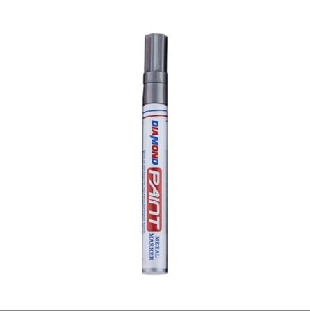 Rötuş Kalemi Paint Pen Gümüş Renk | Metal, Ahşap ve Oto Yüzey Boyası