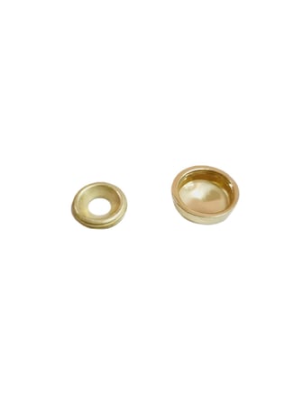 Metal Vida Kapama Kapağı Gold 20 mm – Dekoratif Vida Gizleme Aparatı 50 Adet