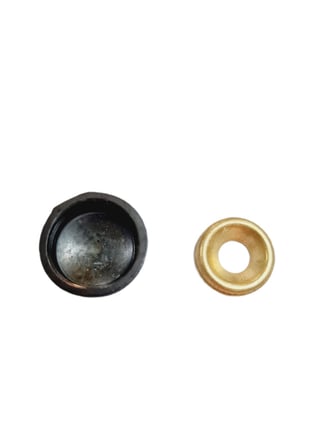 Metal Vida Kapama Kapağı Siyah 20 mm – Dekoratif Vida Gizleme Aparatı 50 Adet