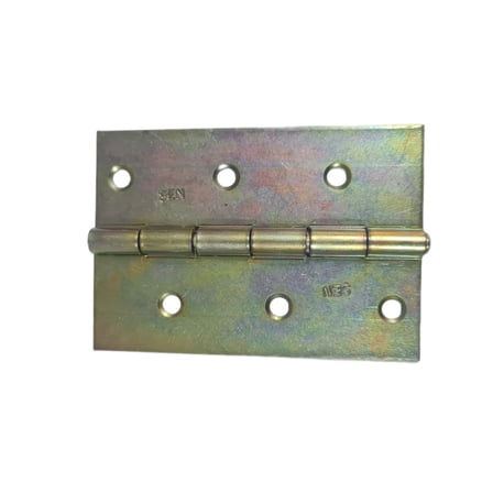 Şen Yaprak Menteşe Çinko | 5 cm | Sarı Renk | 1,5x55x55 mm | 10 ADET