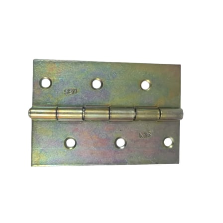 Şen Yaprak Menteşe Çinko | 5 cm | Sarı Renk | 1,5x55x55 mm | 10 ADET