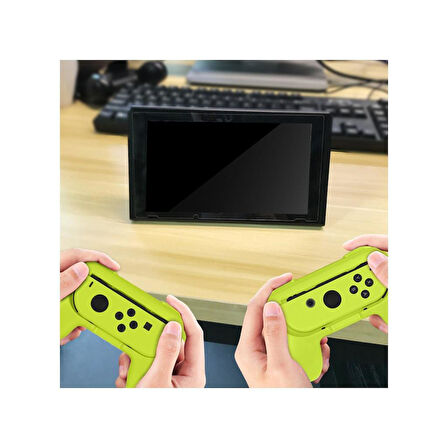 Nintendo Switch Joy-Con Tutucu Kol Aksesuarı Switch Neon Sarı Kol Aparat