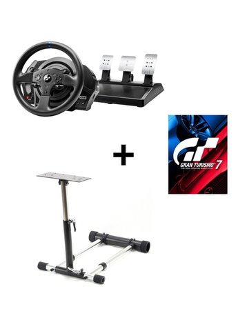 Thrustmaster T300 RS Direksiyon Seti + Direksiyon Standı Set + Gran Turismo 7 PS4 Oyunu