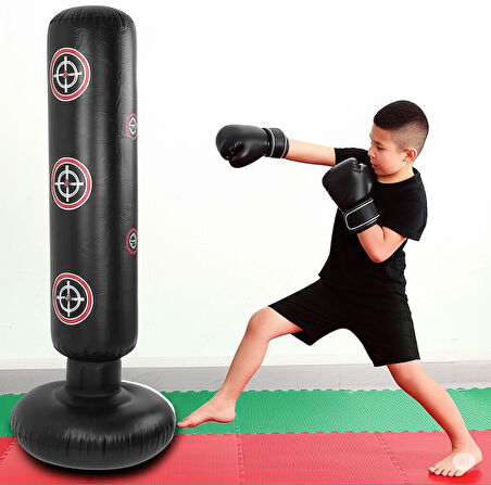 160 Cm Şişme Boks Torbası Dikey