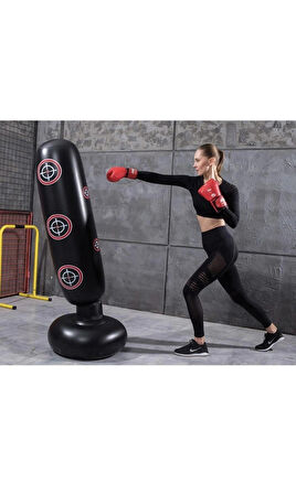 160 Cm Şişme Boks Torbası Dikey