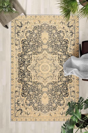 Kaymaz Taban Yıkanabilir Halı – Mutfak, Salon, Yatak Odası için Modern Dijital Baskı Halı (SLNHALI21