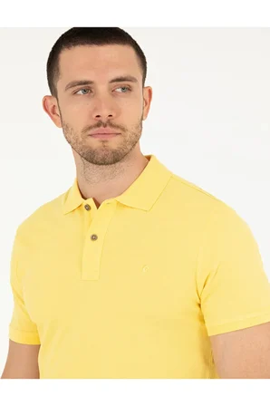  Slim Fit Polo Yaka Basic Tişört 50262660-VR007