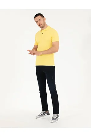  Slim Fit Polo Yaka Basic Tişört 50262660-VR007