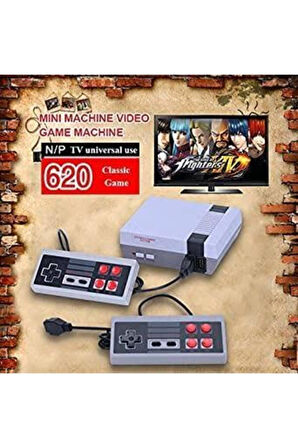 Retro Classic 620 Oyunlu Atari Game Box Tv Atarisi Çift Kollu