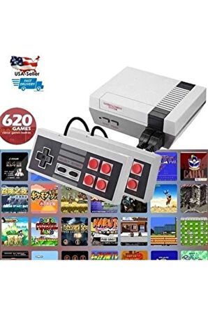 Retro Classic 620 Oyunlu Atari Game Box Tv Atarisi Çift Kollu