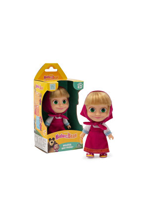 Masha&Koca Ayı 12 Cm Bebek Masha and Bear Masha Summer Maşa Bebek Masha Bebek Klasik Yaz Masha Bebek