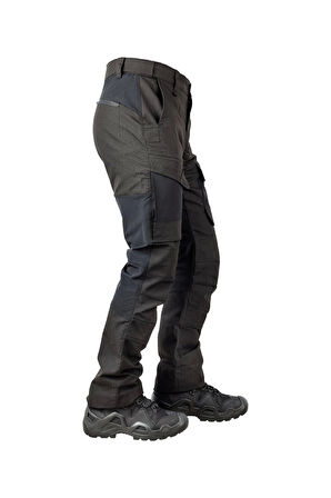 Tactical Pantolon Siyah Renk Siyah Detaylı