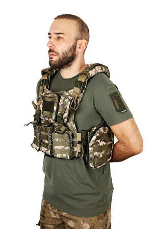 Pixel Renk Özel Tasarım Komando Cordura Yırtılmaz Kumaş