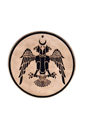 Selçuklu Kartalı Deri Peç - Arma - Askeri Patch
