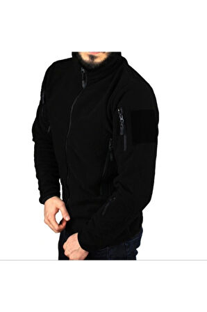 Erkek Siyah 6 Cepli Askeri Taktikal Polar Mont1